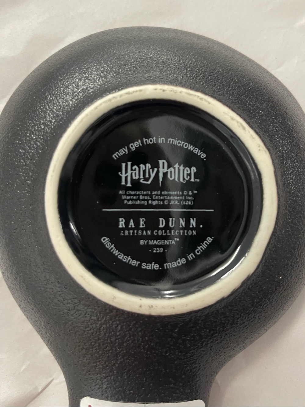 Rae Dunn Harry Potter matte black EXPECTO PATRINUM spoon rest - HTF - Picture 4 of 4